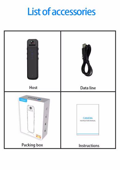 Body Camera Video Recorder Pen