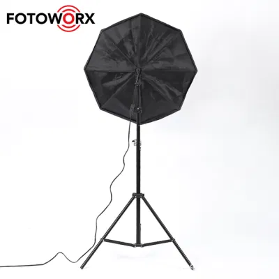 Guarda-chuva portátil refletor octagonal de 33,5 polegadas / 85 cm para fotografia de estúdio Lanterna Speedlite Softbox